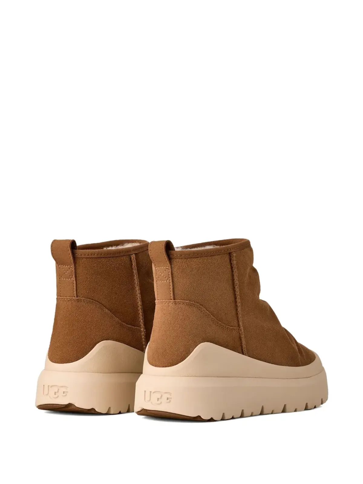 UGG Heritage Utility suede platform boots - Brown - 画像3