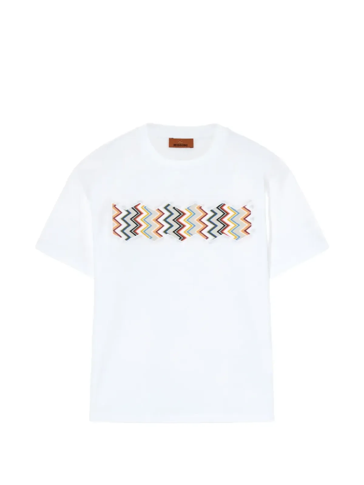 Missoni Kids ジグザグ柄Tシャツ - 画像1