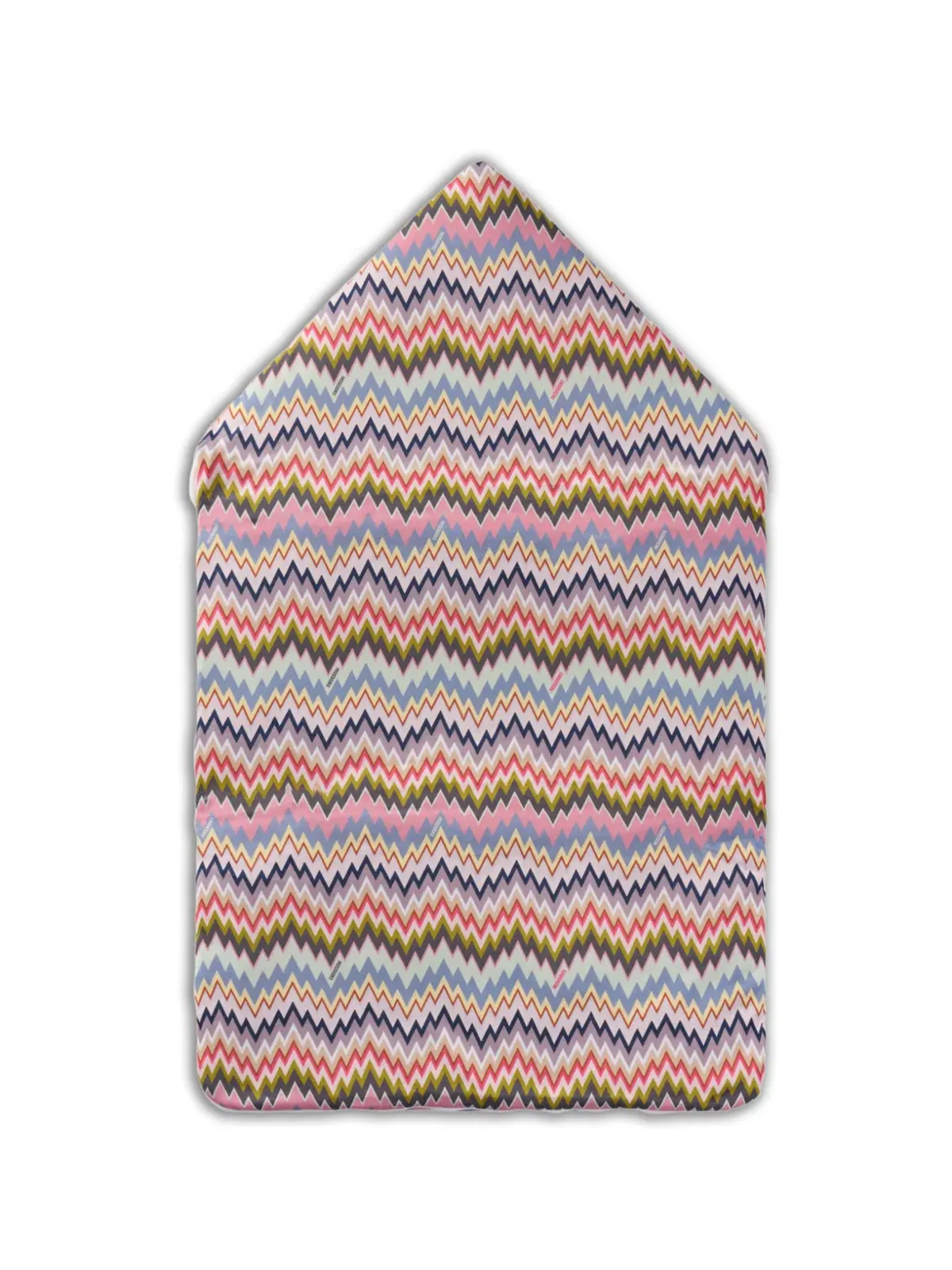 Missoni Kids zigzag-pattern sleep bag - Pink - 画像2