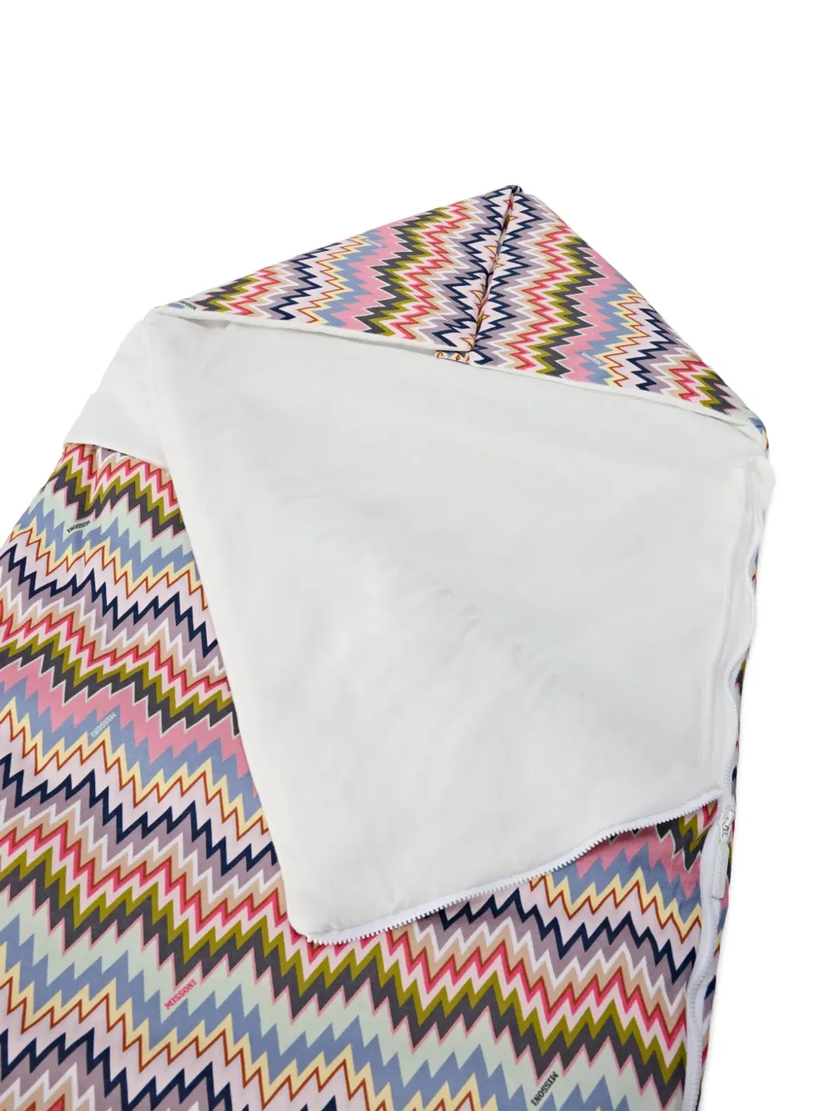 Missoni Kids zigzag-pattern sleep bag - Pink - 画像3