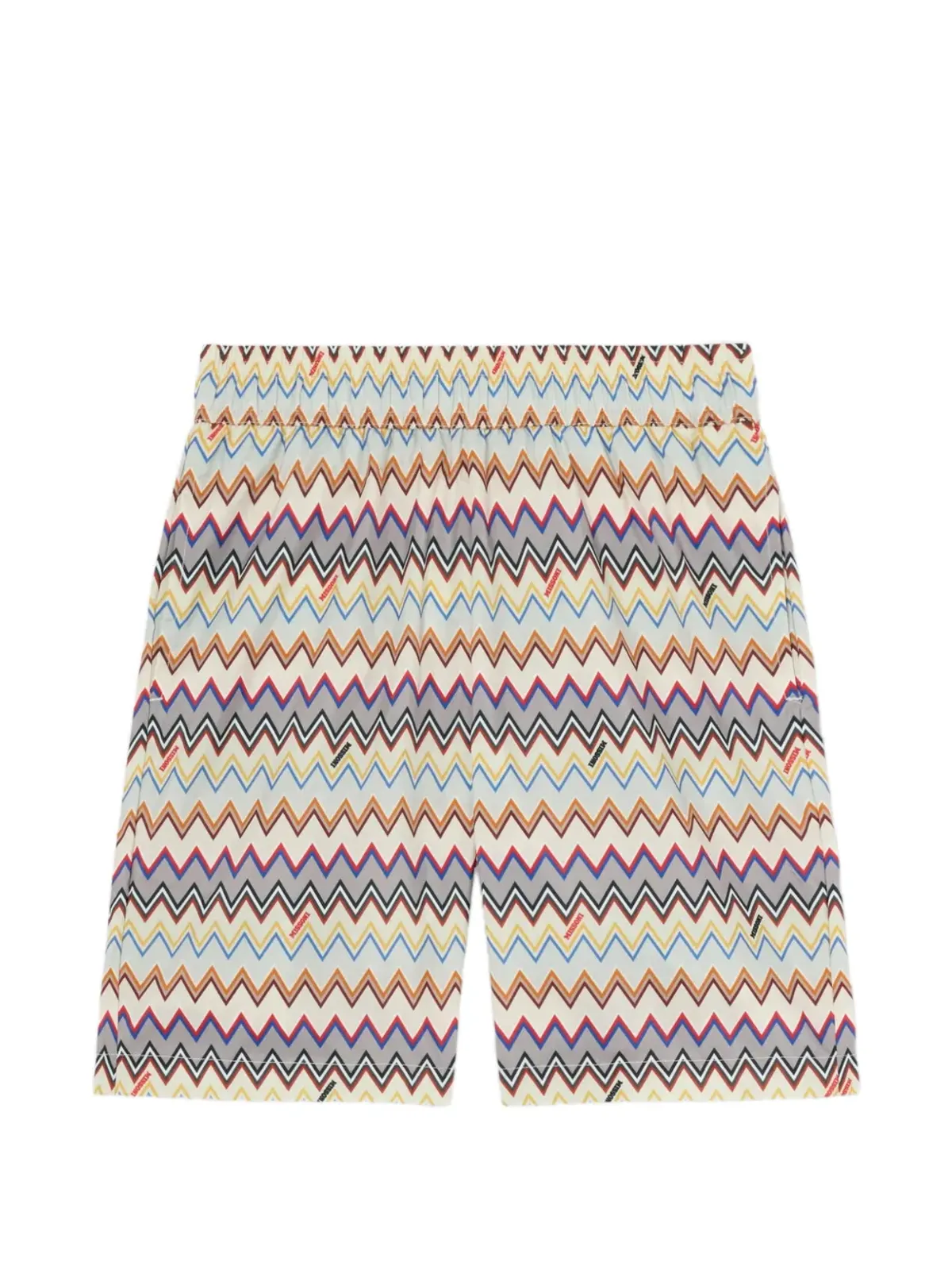Missoni Kids zig-zag print swim shorts - Neutrals - 画像2