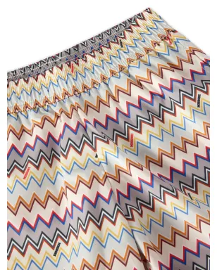 Missoni Kids zig-zag print swim shorts - Neutrals - サムネイル3