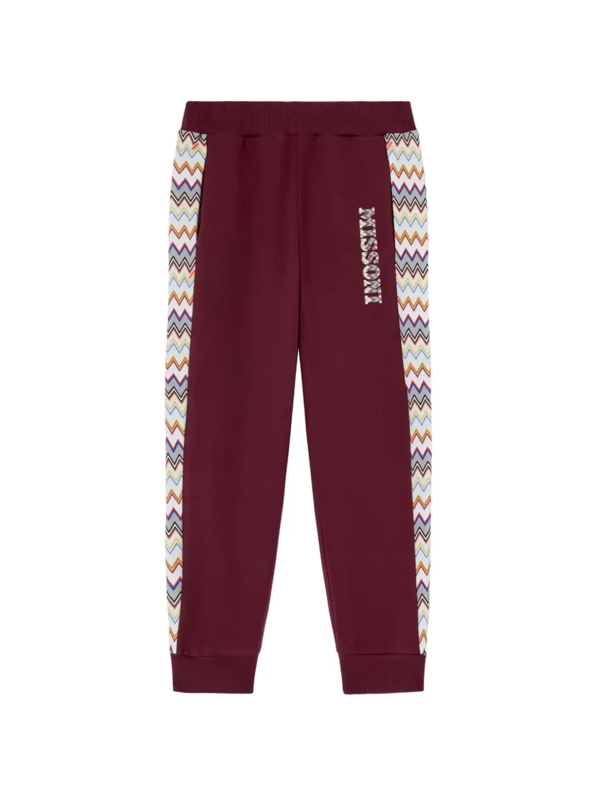 Missoni Kids ジグザグ ロゴ トラックパンツ - レッド - 画像1