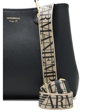 Emporio Armani ミディアムグレインレザー トートバッグ - サムネイル5
