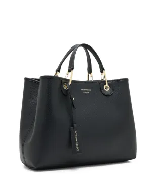 Emporio Armani ミディアムグレインレザー トートバッグ - サムネイル3