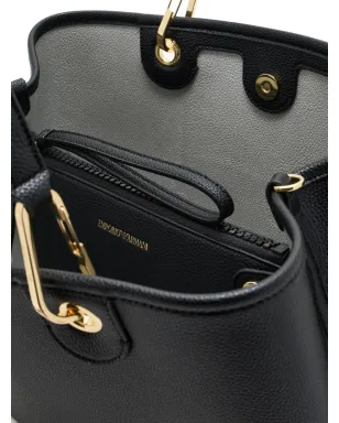 Emporio Armani ミディアムグレインレザー トートバッグ - サムネイル4