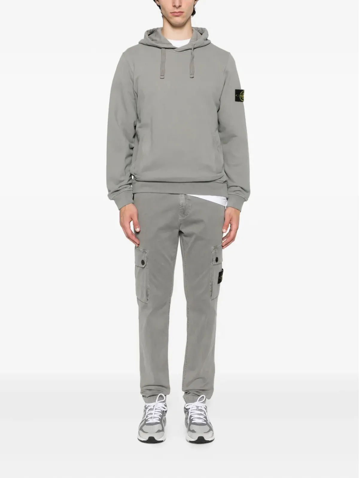Stone Island cargo patch-pocket trousers - Grey - 画像2