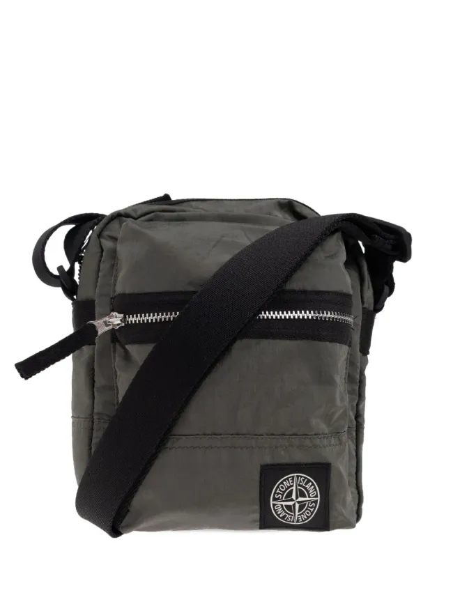 Stone Island Stone Island ジップファスナー付きメッセンジャーバッグの商品画像