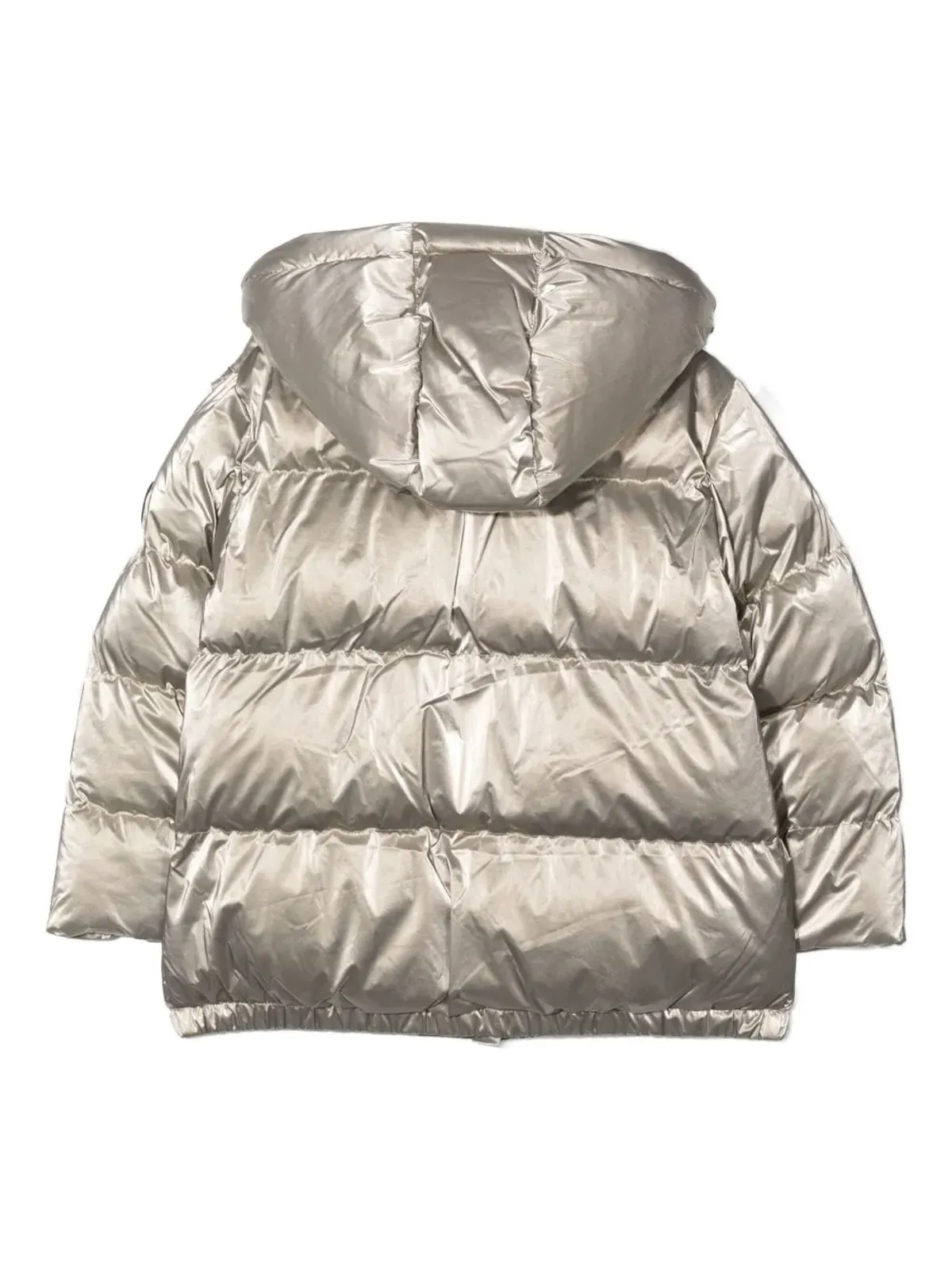 Michael Kors Kids フード付きパディッドジャケット - ゴールド - 画像2