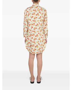 Marni フローラルプリント シャツミニドレス - サムネイル3