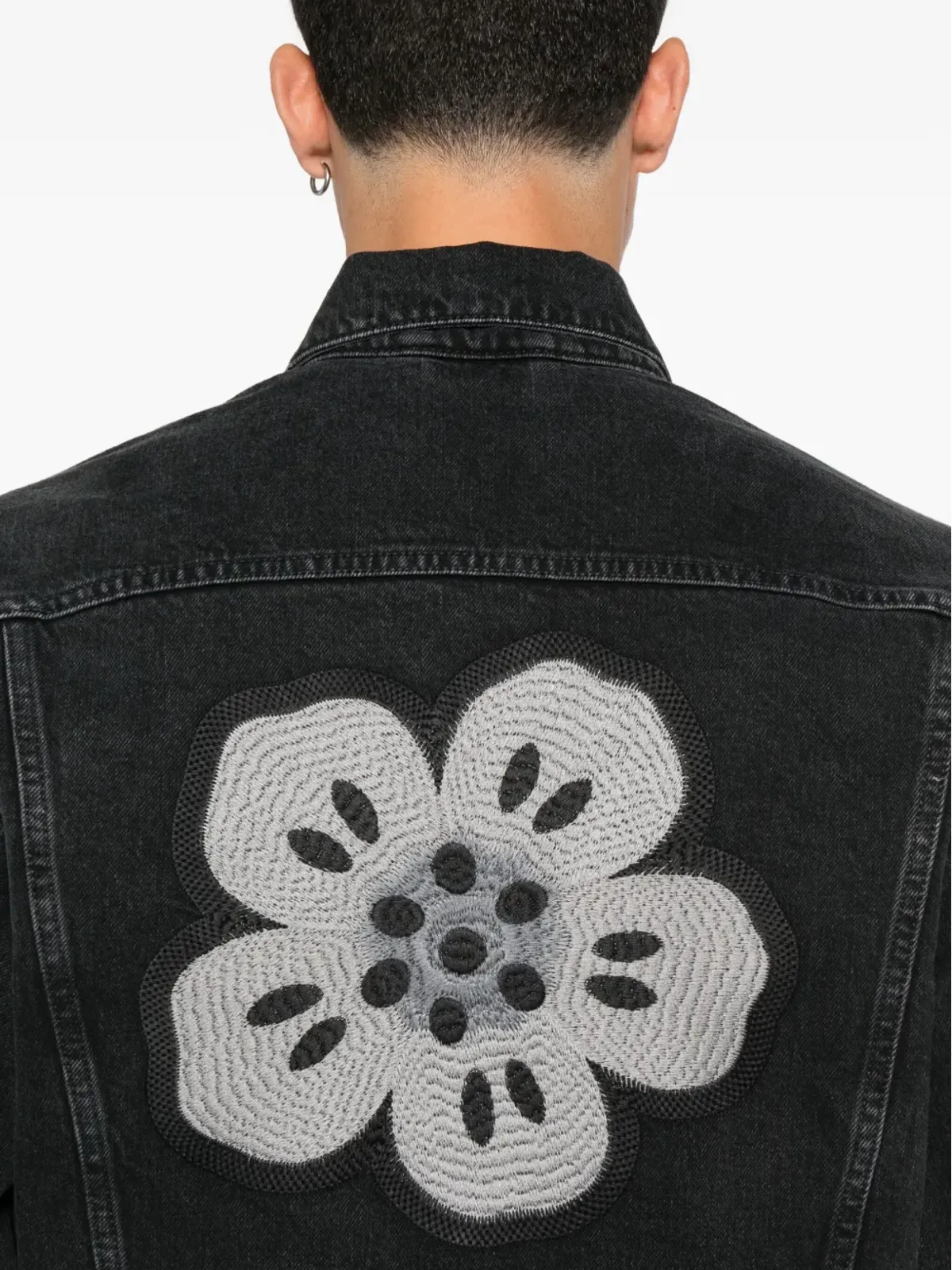 Kenzo ボケフラワー デニムジャケット - 画像5