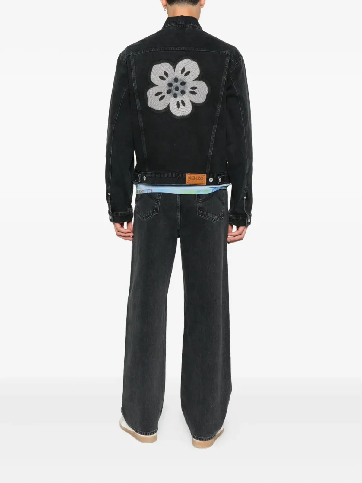 Kenzo ボケフラワー デニムジャケット - 画像2