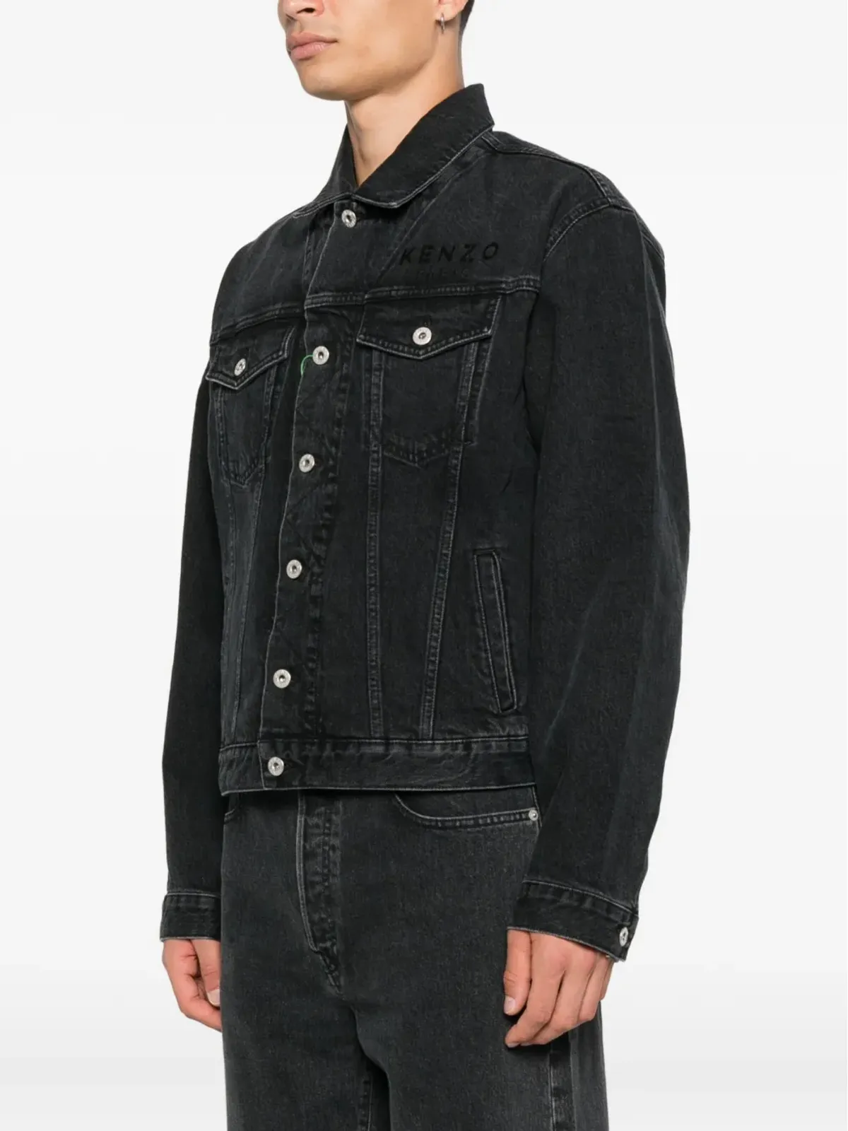 Kenzo ボケフラワー デニムジャケット - 画像4