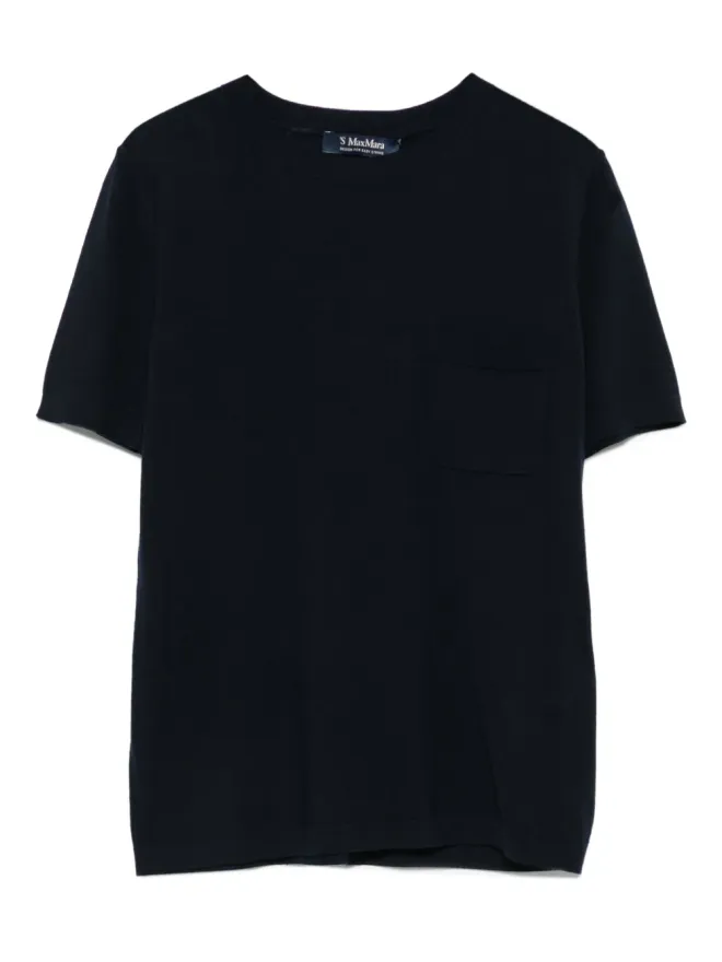 'S Max Mara S Max Mara ブルーのウールTシャツの商品画像
