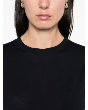 S Max Mara ブルーのウールTシャツ - サムネイル5