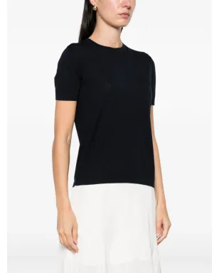 S Max Mara ブルーのウールTシャツ - サムネイル3