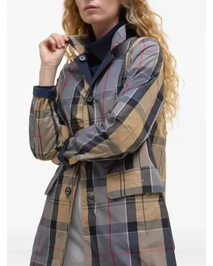 Barbour バビティ リバーシブル チェック柄裏地付き レインコート - サムネイル4
