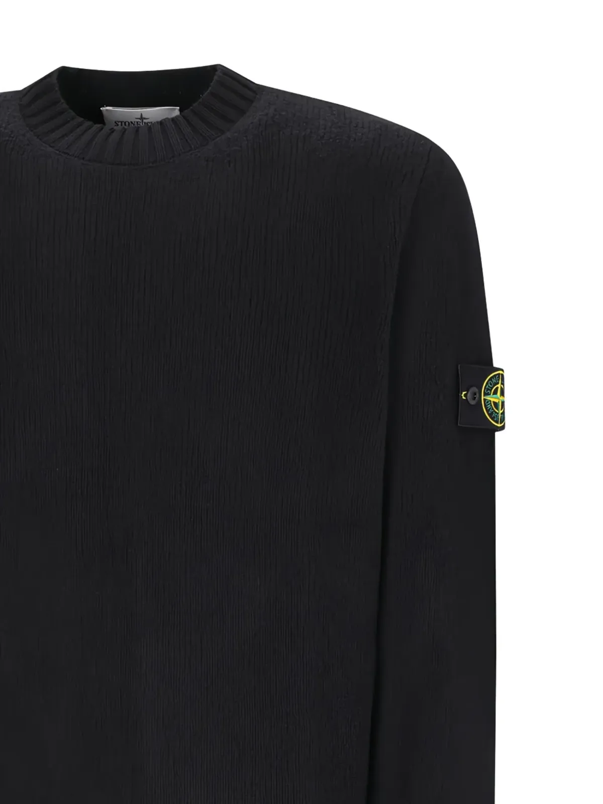 Stone Island コンパスバッジ クルーネック セーター - 画像3