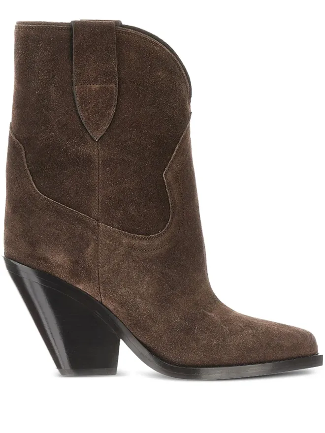 Isabel Marant ISABEL MARANT Leyane アンクルブーツ - Brownの商品画像