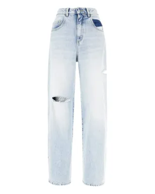 ICON DENIM ダブルスター リップドジーンズ - サムネイル1