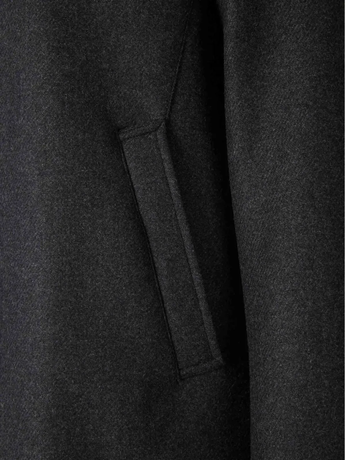 Herno ハイネックシアリングカラーコート - 画像5