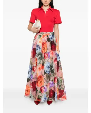 alice + olivia ニルダ フローラル マキシスカート - サムネイル2