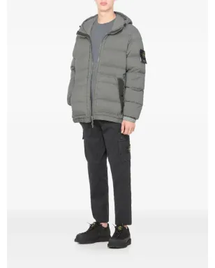 Stone Island フード付きシームレス トンネル ナイロン ダウンジャケット - サムネイル2