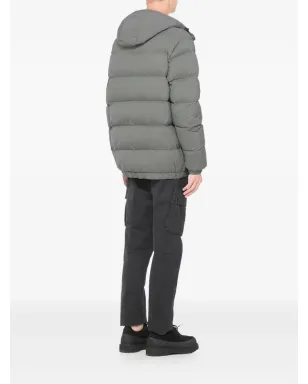 Stone Island フード付きシームレス トンネル ナイロン ダウンジャケット - サムネイル4
