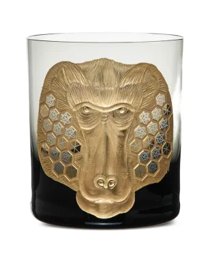 Artel African Safari baboon-head geometric glass - Grey - サムネイル1