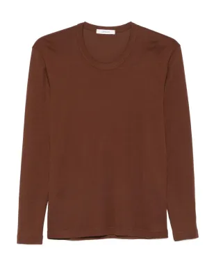 LEMAIRE 長袖コットンTシャツ（ブラウン） - サムネイル1