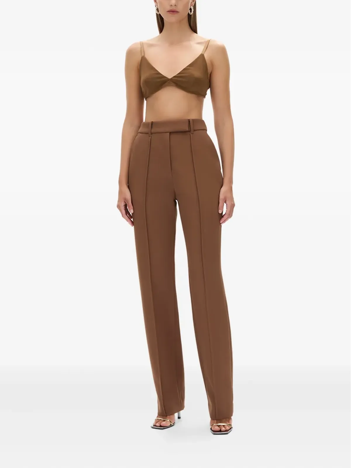 Rachel Gilbert Sergio pressed-crease trousers - 画像2