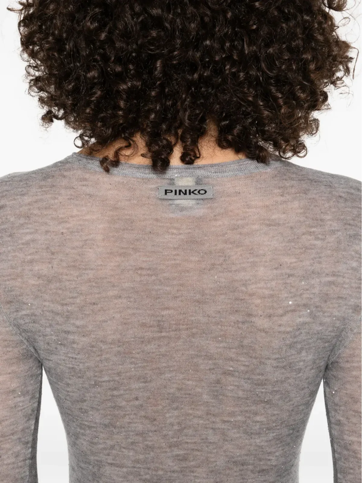 PINKO グレーの長袖Tシャツ - 画像5
