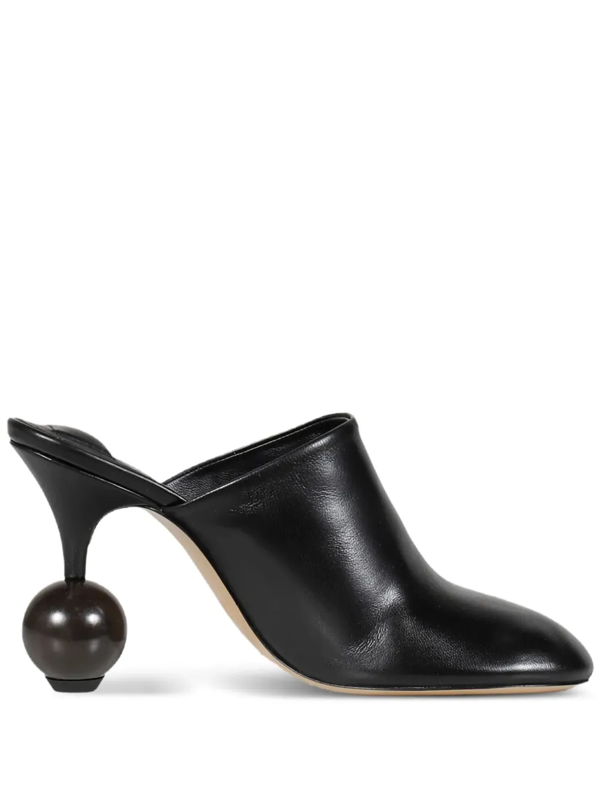 Jacquemus 90mm sphere-heel レザー ミュール - 画像1