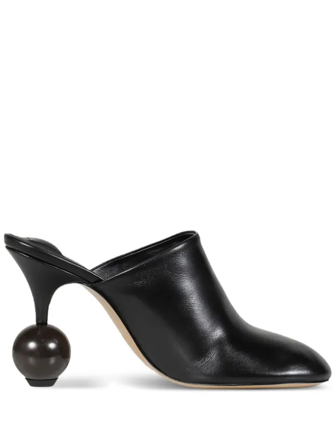 JACQUEMUS Jacquemus 90mm sphere-heel レザー ミュールの商品画像