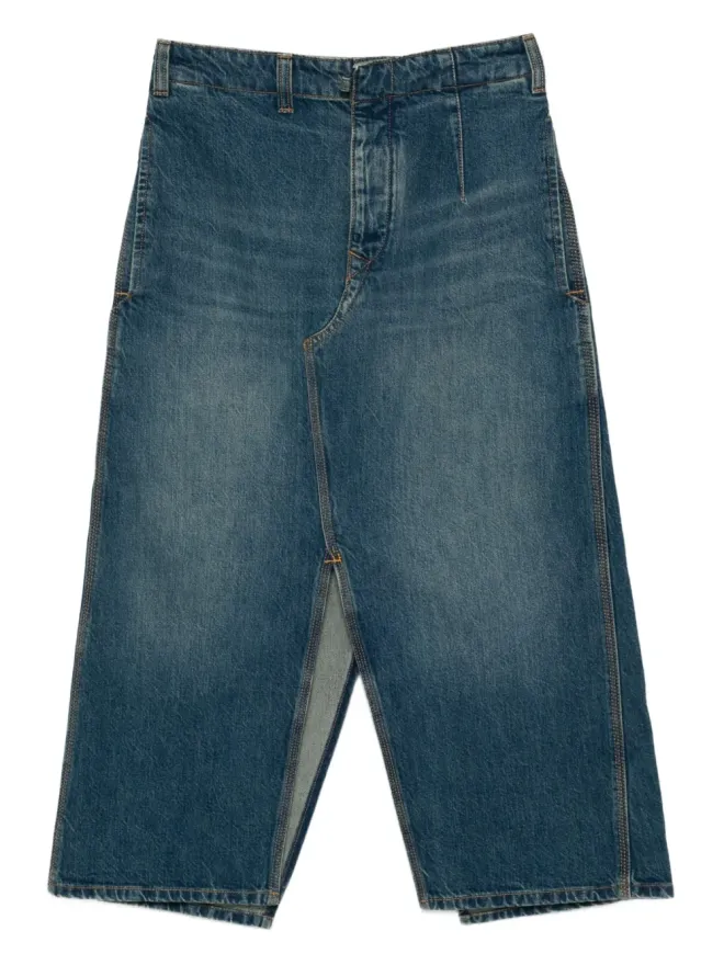 Victoria Beckham Victoria Beckham デニムAラインスカート - ブルーの商品画像