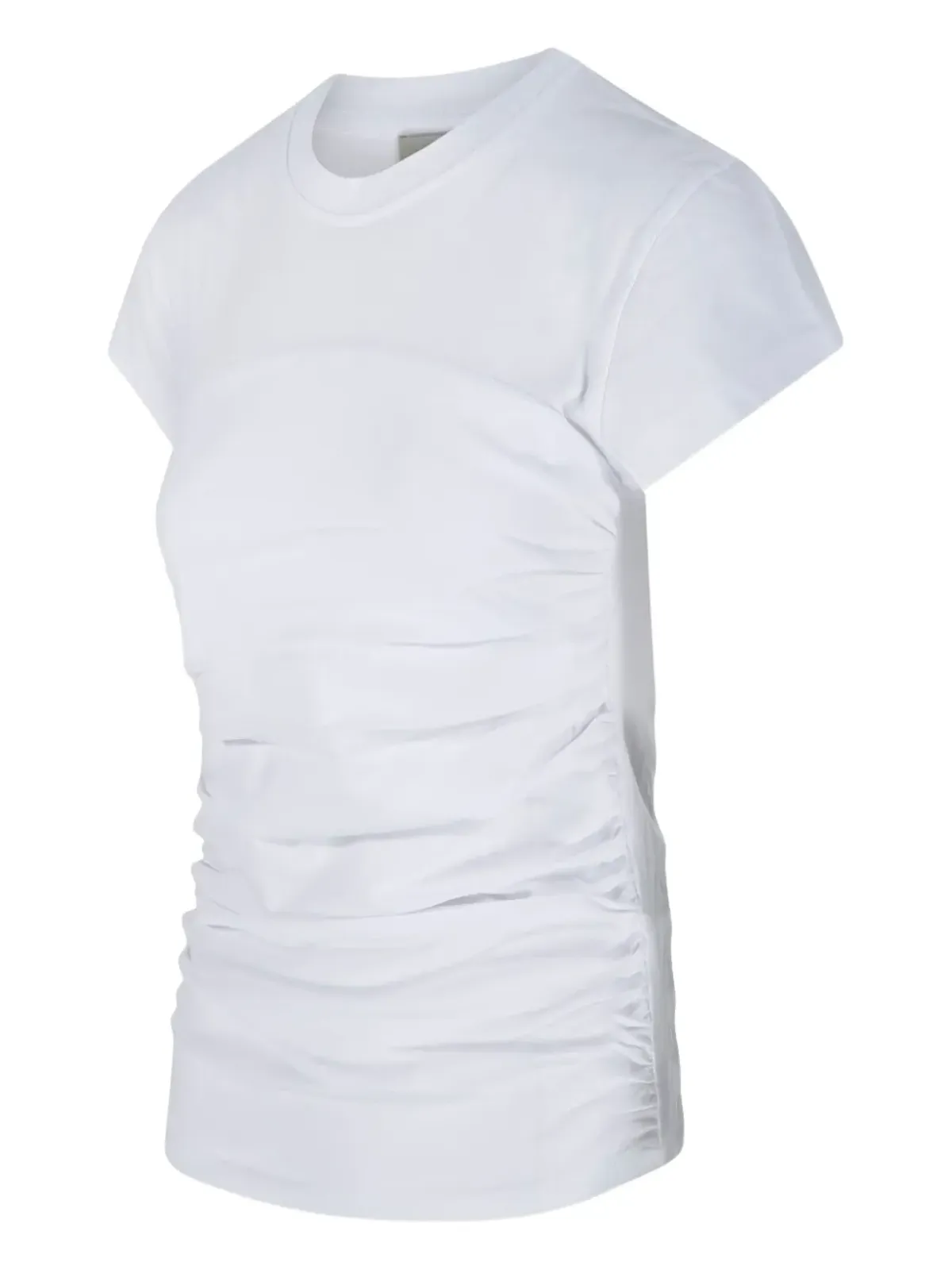 MARANT ÉTOILE gathered short-sleeve T-shirt - White - 画像3