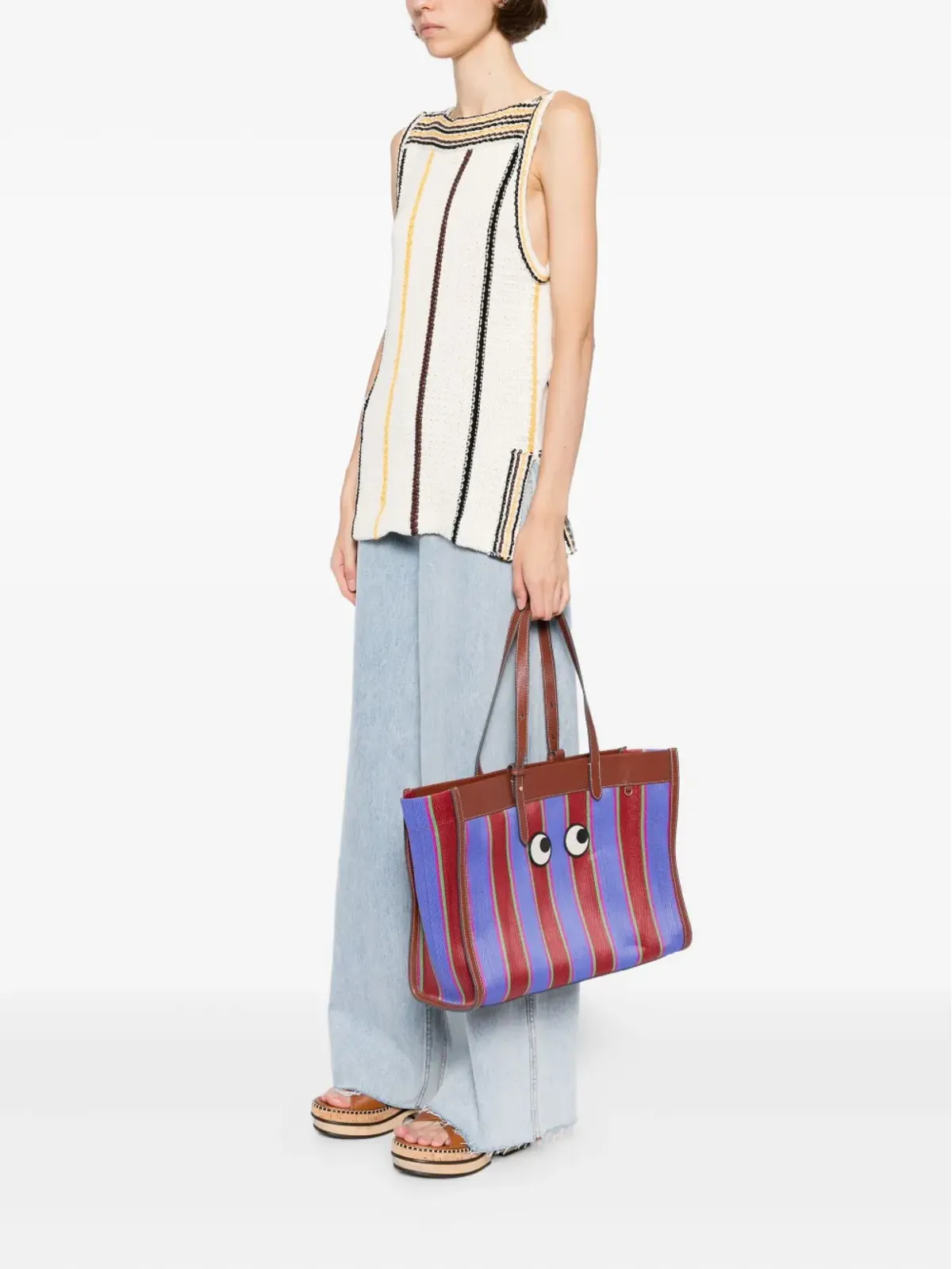 Anya Hindmarch eyes トートバッグ - 画像2