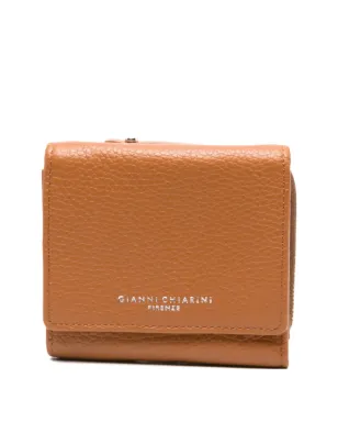 GIANNI CHIARINI グレインレザー ジップウォレット ブラウン - サムネイル1