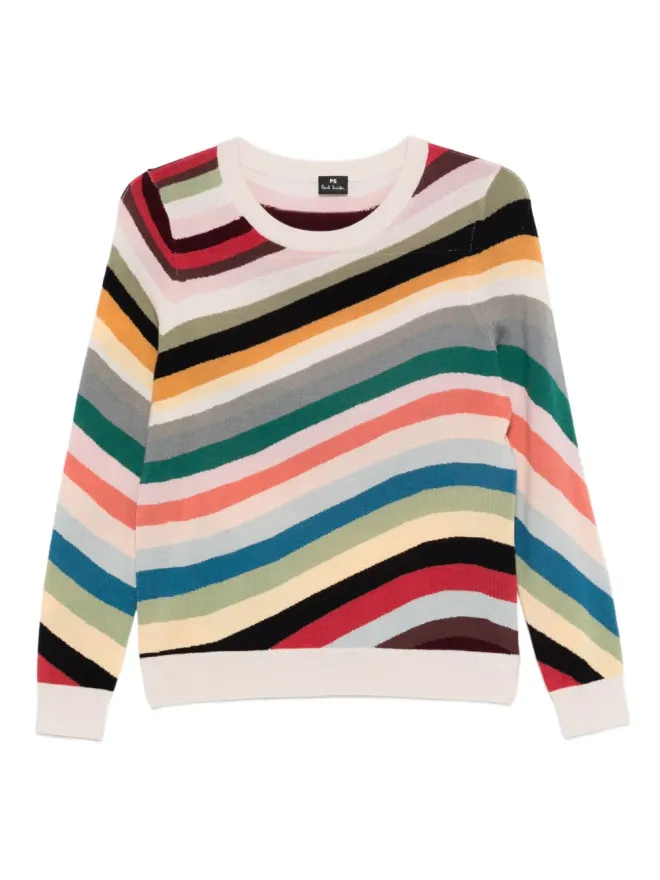 PS Paul Smith PS Paul Smith ストライプメリノセーターの商品画像