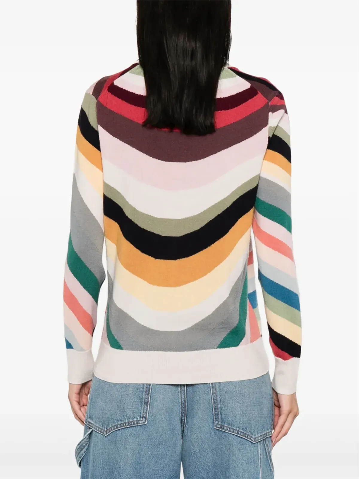 PS Paul Smith ストライプウェーブカーディガン - 画像4