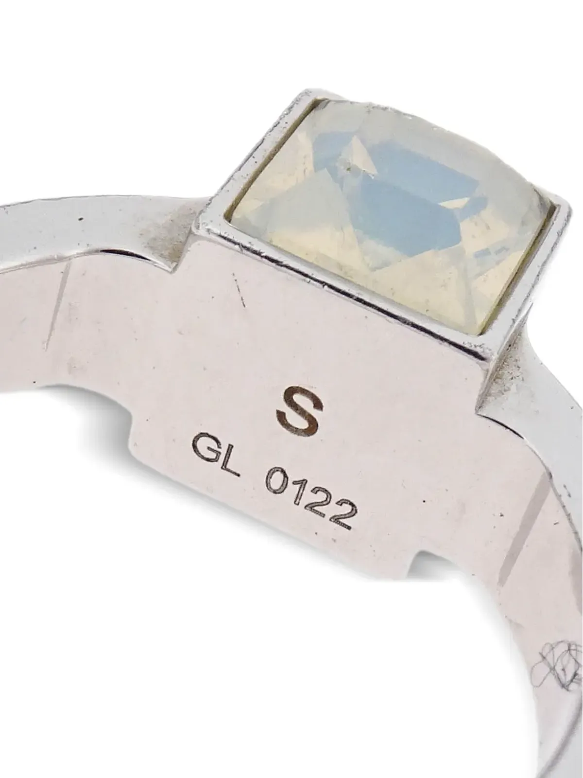 Louis Vuitton Pre-Owned 2012 Gamble ring - Silver - 画像2
