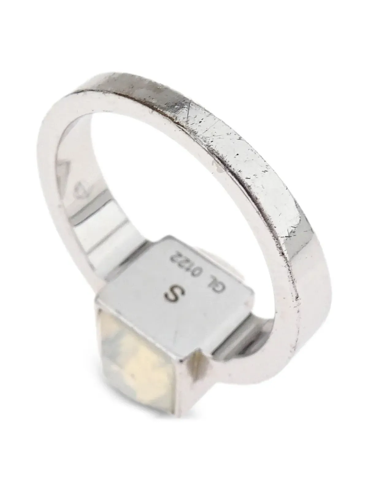 Louis Vuitton Pre-Owned 2012 Gamble ring - Silver - 画像3