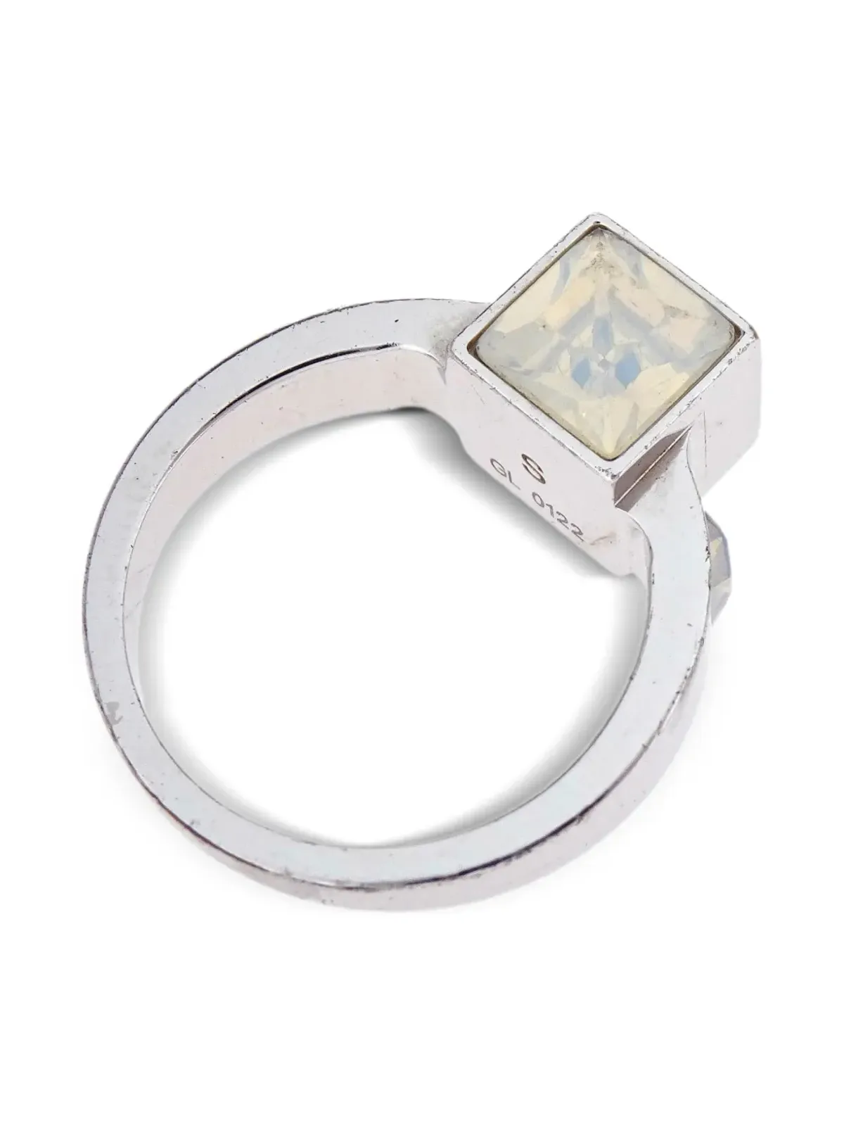 Louis Vuitton Pre-Owned 2012 Gamble ring - Silver - 画像4