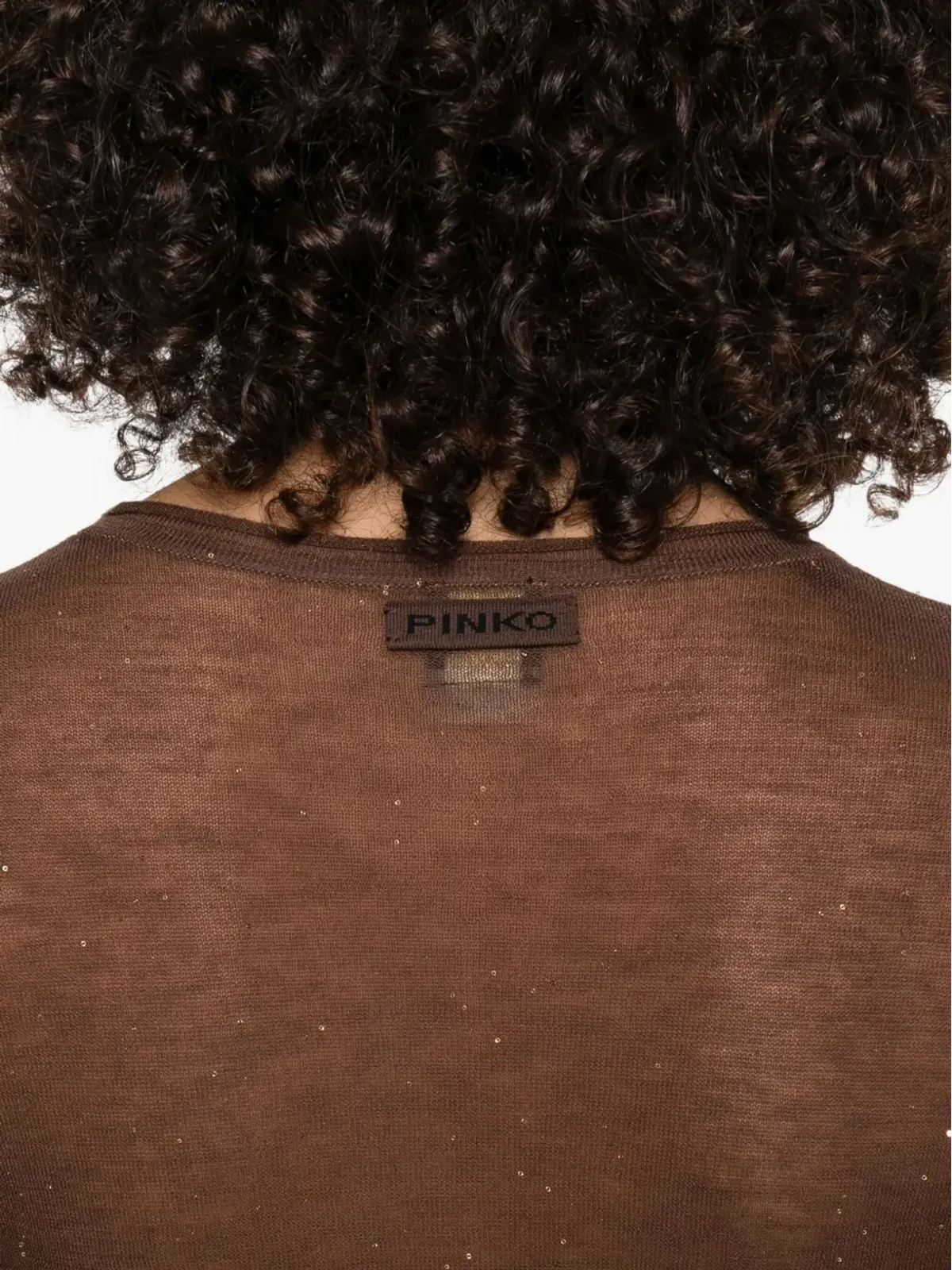 PINKO ラウンドネックTシャツ - ブラウン - 画像5