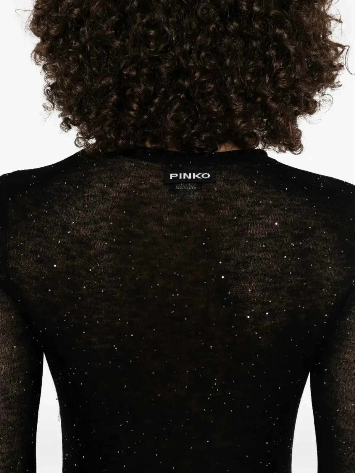 PINKO グリッター装飾 ロングスリーブトップ - 画像5