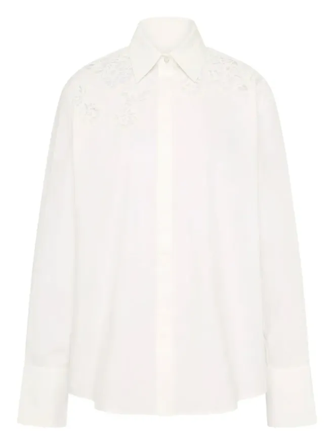 Rebecca Vallance Rebecca Vallance ジョヴィ コットン長袖シャツ - ホワイトの商品画像