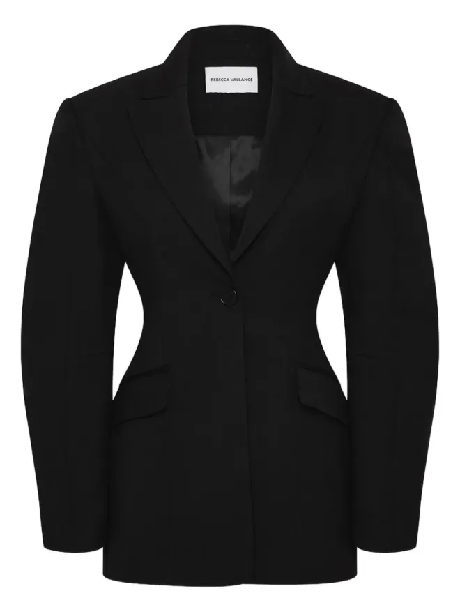 Rebecca Vallance Rebecca Vallance Finley fitted blazer - Blackの商品画像