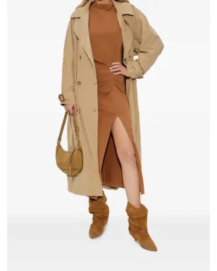 ISABEL MARANT Nadela サイドスプリット・ドレープ ミディドレス - サムネイル2