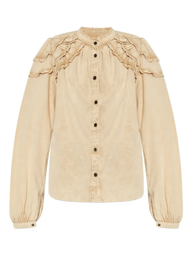 MARANT ÉTOILE MARANT ÉTOILE ラッフルドコットンシャツの商品画像