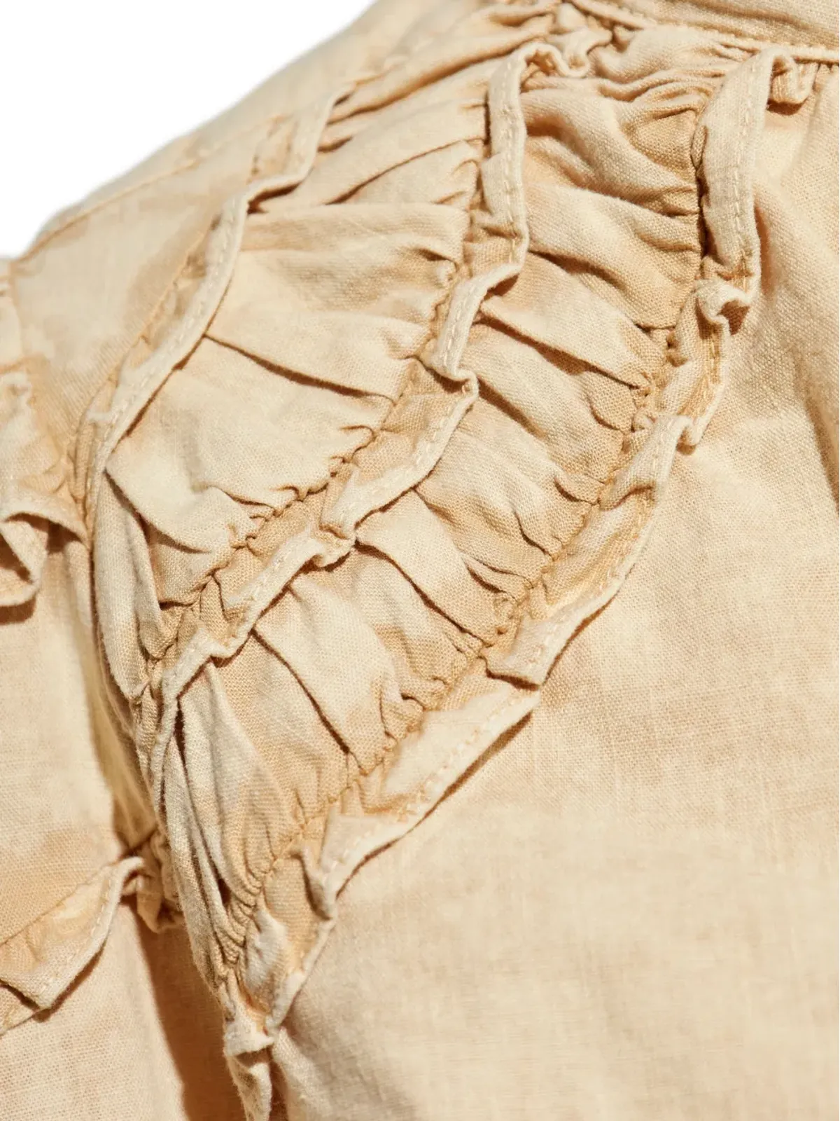 MARANT ÉTOILE ラッフルドコットンシャツ - 画像5
